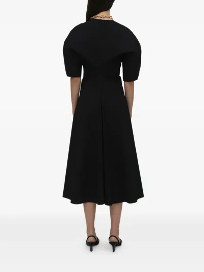 Rosetta Getty Stretch-cotton Poplin Dress In Blue