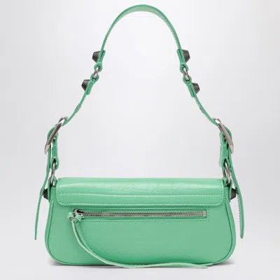 Balenciaga Women Light Green Leather Le Cagole Sling Xs Shoulder Bag In Green