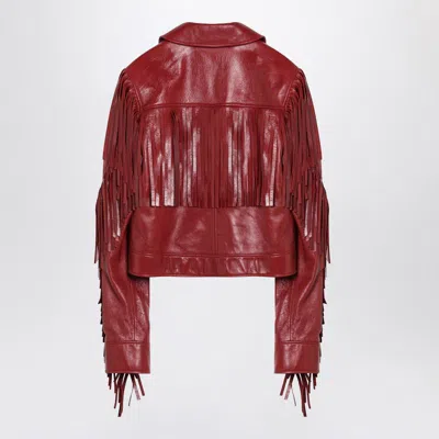 Chloé Fringed Collar Jacket With Flap Pockets