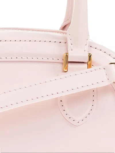 Alexander Mcqueen Mini Leather Tote Bag In Pink