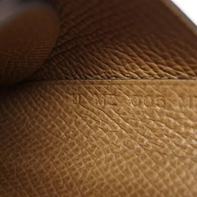 Pre-owned Hermes Brown Marron Epsom Leather Coin Purse/coin Case ()