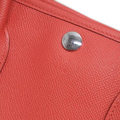 Pre-owned Hermes Rose Jaipur Epsom Leather Handbag Tote Bag ()