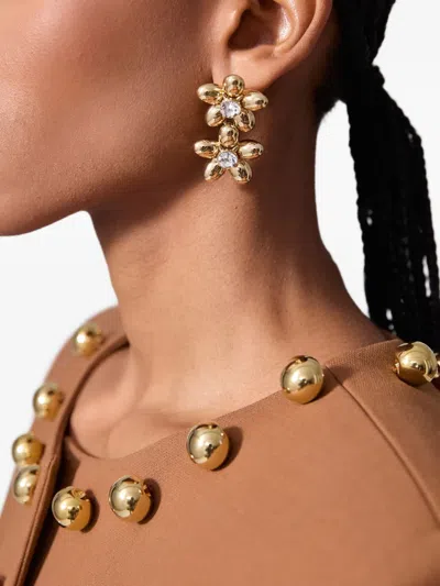 DOUBLE FLOWER DROP 耳环