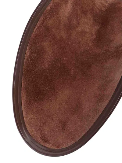 Gianvito Rossi Chester Chelsea Boots In Brown