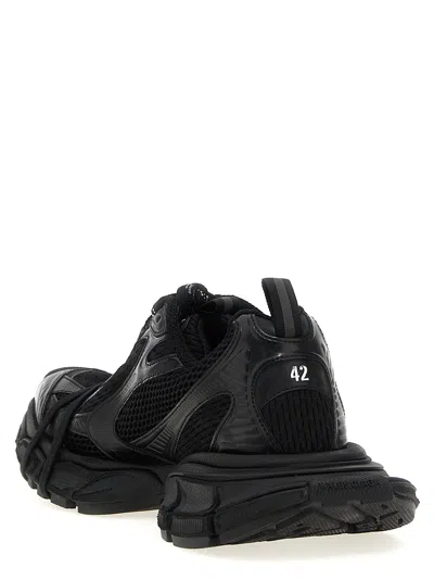 Balenciaga Black Mesh And Polyurethane 3xl Sneakers In Black