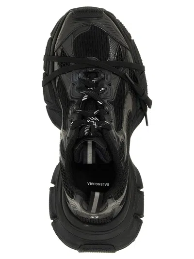 Balenciaga Black Mesh And Polyurethane 3xl Sneakers In Black