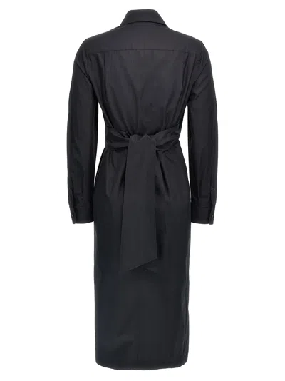 Max Mara Agrume Midi Dress In Black