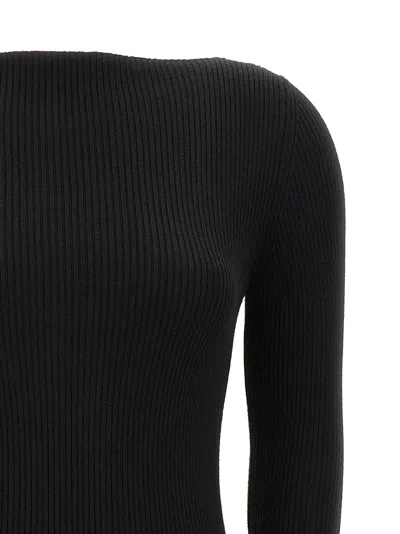 Rick Owens Al Top Sweaters And Cardigans Black In Black