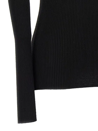 Rick Owens Al Top Sweaters And Cardigans Black In Black