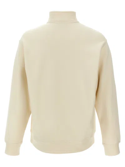 Carhartt Off-white Half Zip American Script Sweatshirt