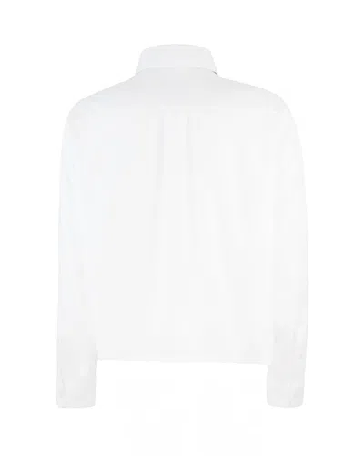 Apc A.p.c. Camicia Sophia Button Down White In White
