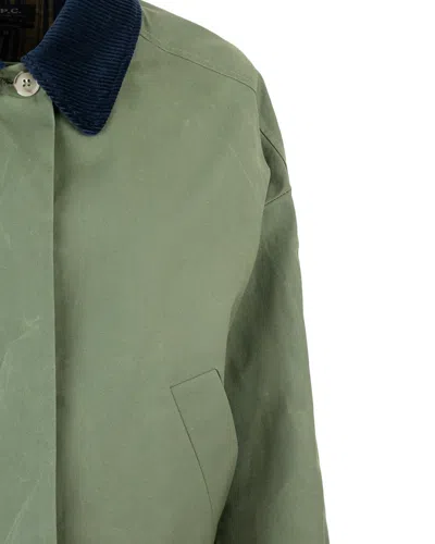 Apc Giubbino Becca Military Khaki