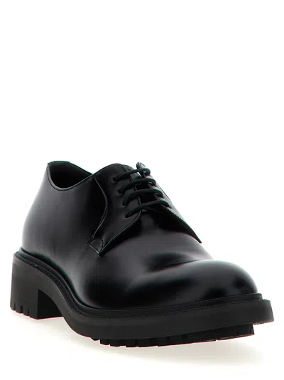 Saint Laurent Derby Antoine In Pelle Liscia In Black