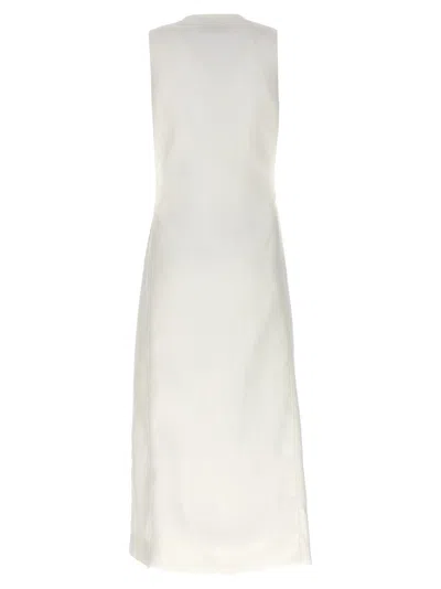 Max Mara Long Golden Vest For Men In Neutral
