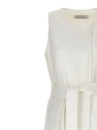 Max Mara Long Golden Vest For Men In Neutral