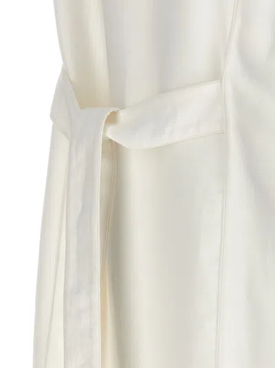 Max Mara Long Golden Vest For Men In Neutral