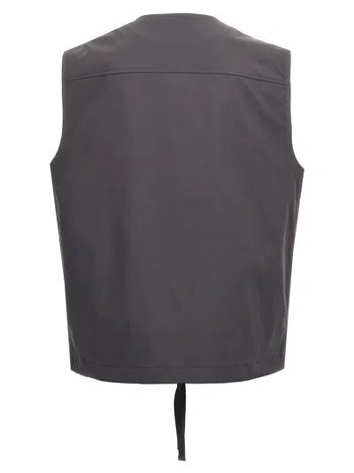 Carhartt Work In Progress Balto Water Repellent Cargo Vest In Gray