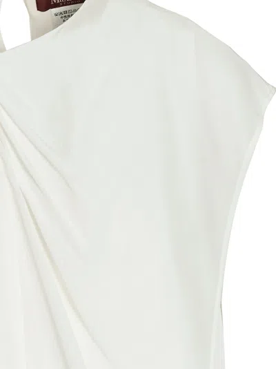 Max Mara White Baylda Top In White
