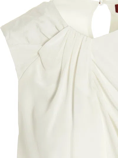 Max Mara White Baylda Top In White