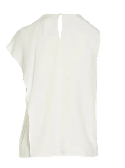 Max Mara White Baylda Top In White