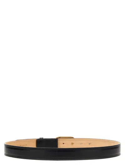 Balenciaga Bb Soft Belts Black