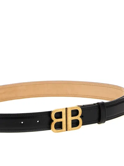 Balenciaga Bb Soft Belts Black