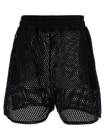 Rick Owens Champion Bermuda Mesh Waistband In Black