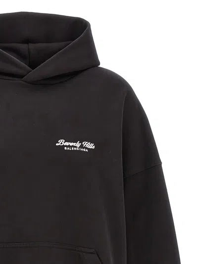 Balenciaga Beverly Hills Hoodie In Black