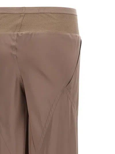 Rick Owens Brown Viscose Blend Pants In Brown