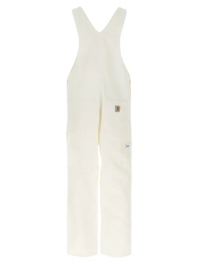 Carhartt Bib Overall Jewelry White