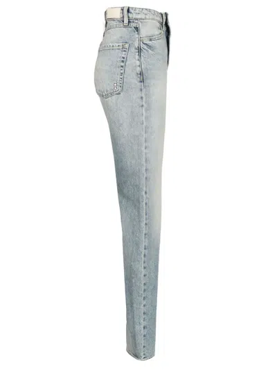 Icon Denim Jeans With Belt Loops In Blue