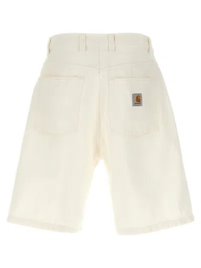 Carhartt Brandon Bermuda And Short White In Neutral