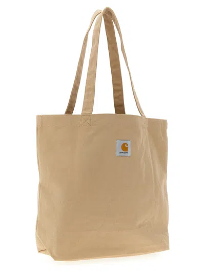 Carhartt Canvas Graphic Tote Tote Bag Beige