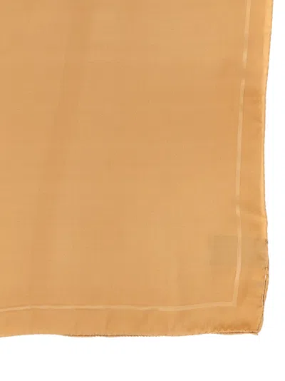 Saint Laurent Cassandre Scarf Scarves And Foulards Beige