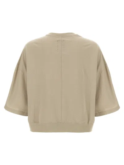 Rick Owens Champion Graphic Print Crew Neck T-shirt In Neutral