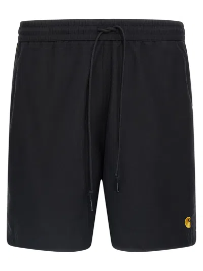 Carhartt Chase Swim Trunk Elasticated Waistband In Black