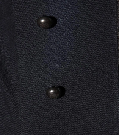 Shop Closed Cotton Twill Jacket In Blue