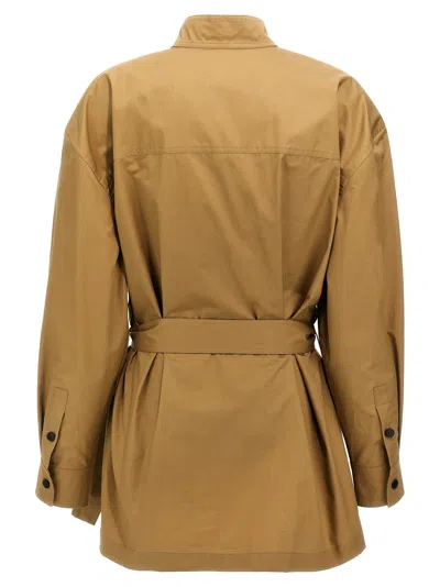 Saint Laurent Camicia In Popeline Cammello  Donna