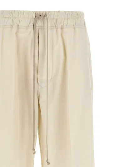 Rick Owens Dietrich Drawnstring Pants Beige