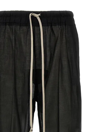 Rick Owens Drawstring Geth Belas Pants In Black