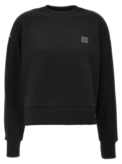 Carhartt Ip Womens Black Eldon Brand-patch Cotton-blend Sweatshirt In Black