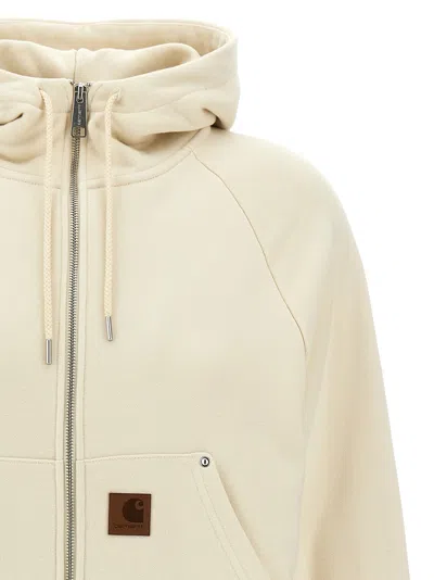 Carhartt Eldon Sweatshirt Beige In Metallic