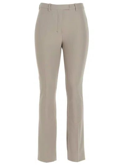 Max Mara Flared Casual Pants In Neutral