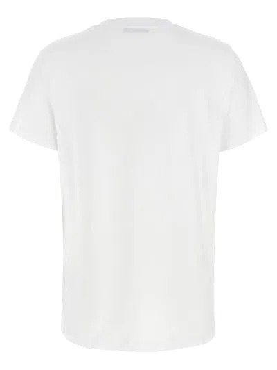 Max Mara Logo Embroidered Crewneck T-shirt In White
