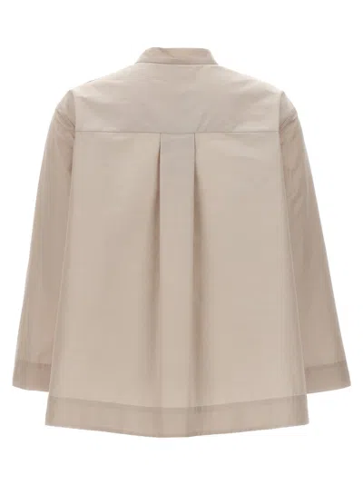 Max Mara Helene Shirt And Blouse Gray In Neutral