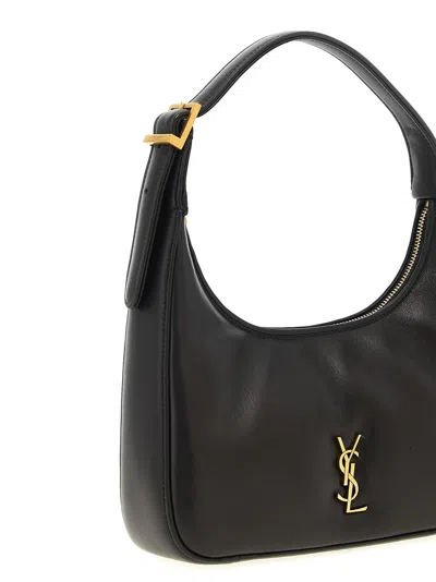 Saint Laurent Hobo Calypso Shoulder Bags Black