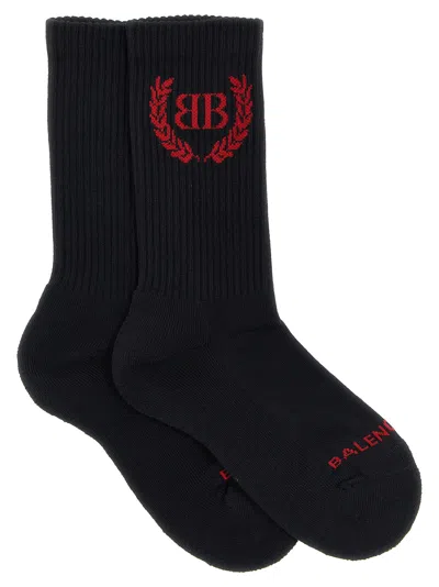 Balenciaga Laurel Classic Socks Black