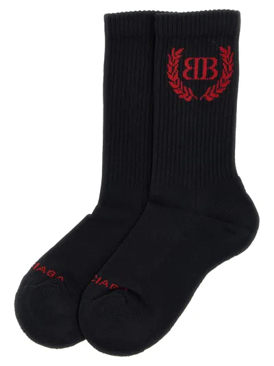 Balenciaga Laurel Classic Socks Black