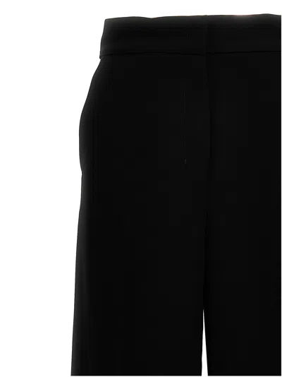 Max Mara Black Leccio Pants In Black