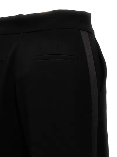Max Mara Black Leccio Pants In Black
